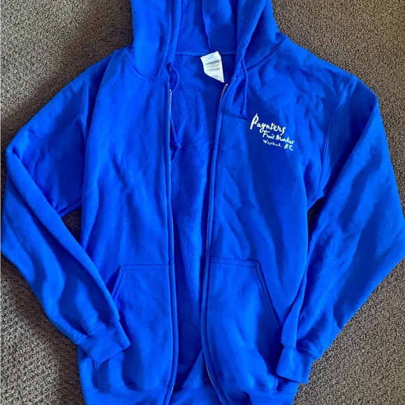 Royal blue zip up hoodie 🪁 - Picture 2 of 4